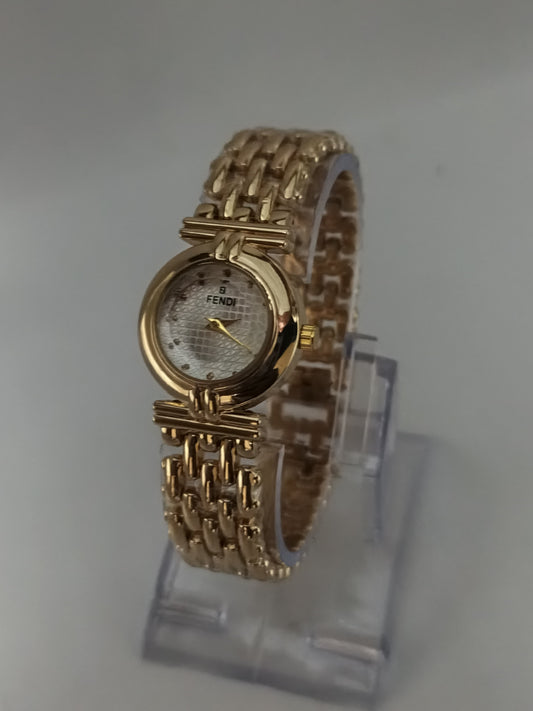 ⌚ Fendi Golden Color Female Watch