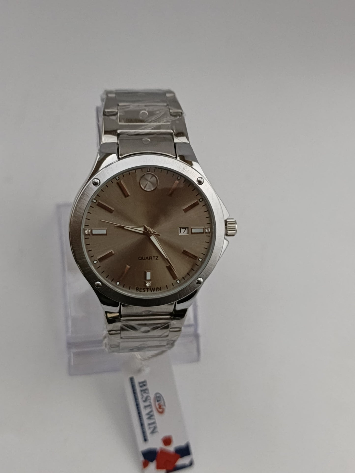 ⌚ Bestwin Quartz Gray Watch